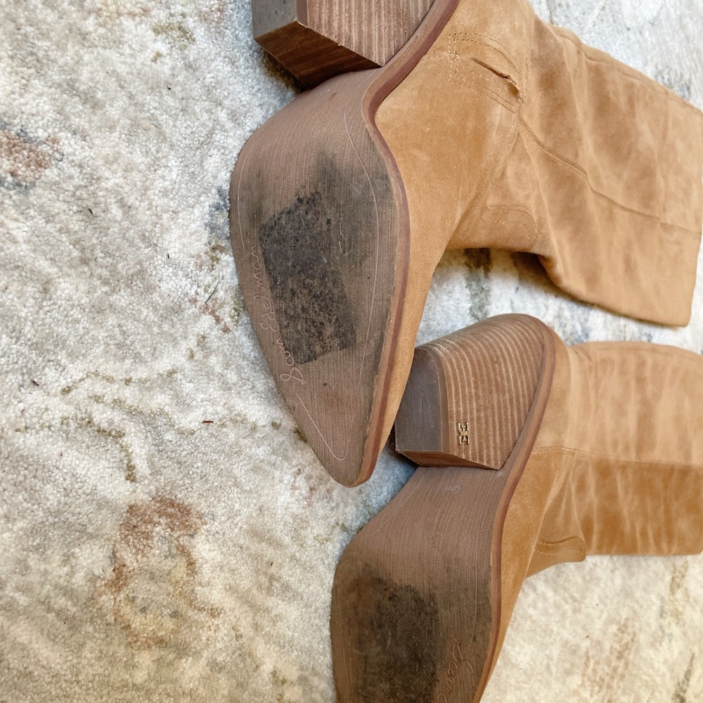 Sam Edelman Tan Slouch Boots - Picture 3 of 7